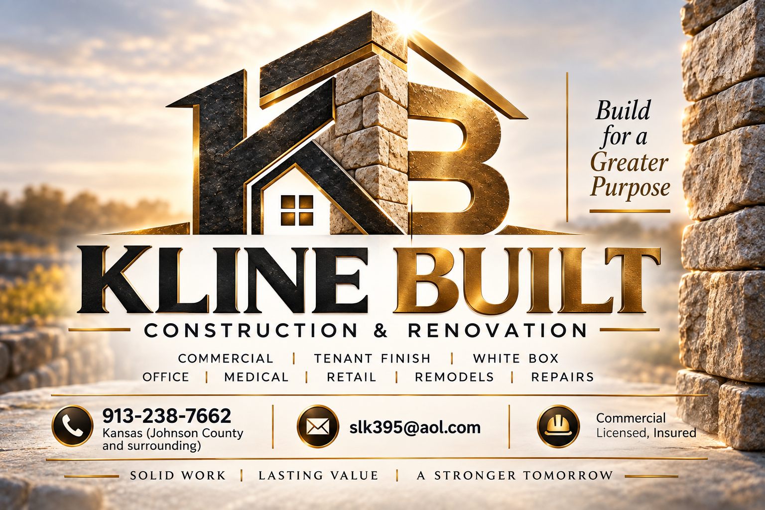 Kline Built Construction & Renovation logo
